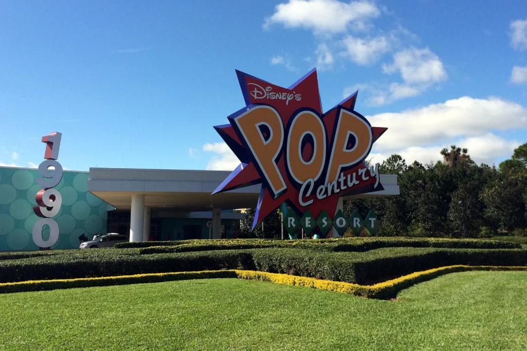 Entrada do Disney's Pop Century Resort
