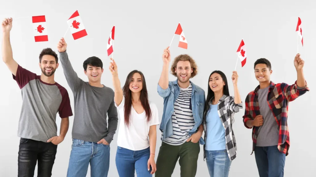 Estudantes no Canadá