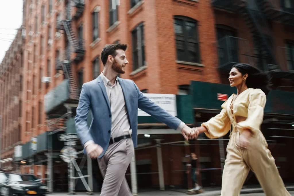 Casal em Nova York