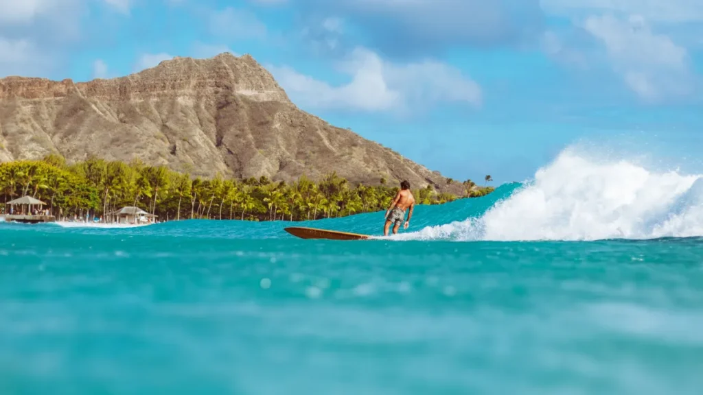 Surfista em Waikiki