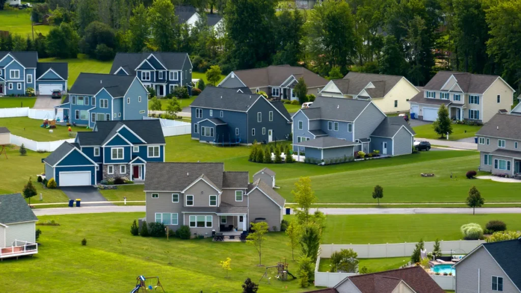Bairro Residencial nos Estados Unidos
